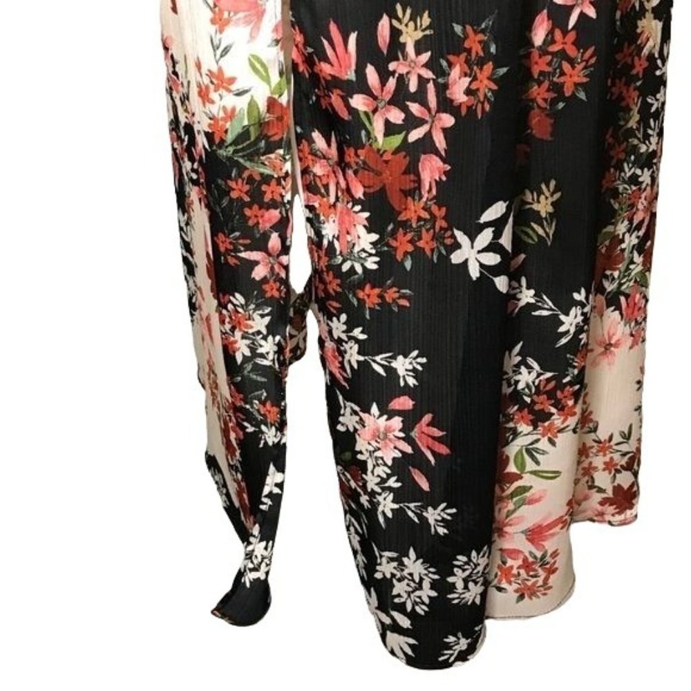 Zara XS floral dress black white - Picture 5 of 8